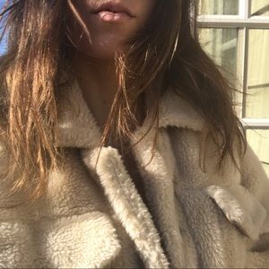 free people sherpa trucker jacket 🐑